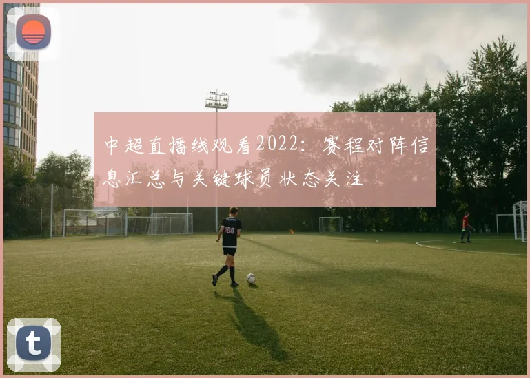 中超直播线观看2022：赛程对阵信息汇总与关键球员状态关注